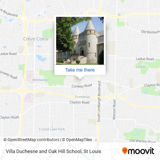 Mapa de Villa Duchesne and Oak Hill School