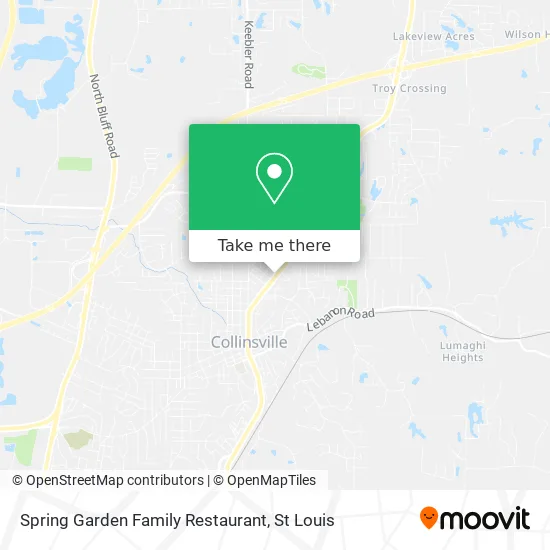 Spring Garden Family Restaurant map