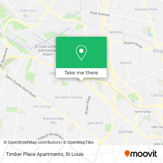 Timber Place Apartments map