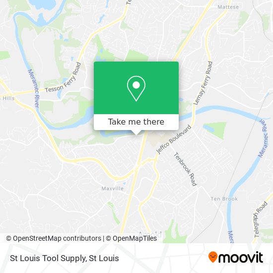 St Louis Tool Supply map