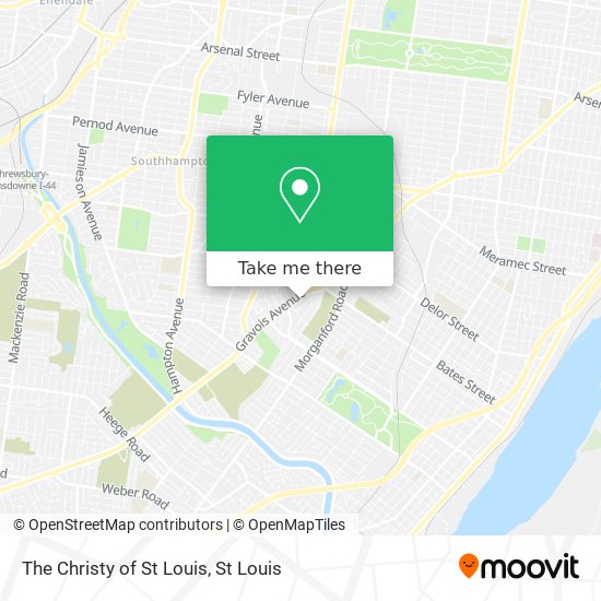 The Christy of St Louis map