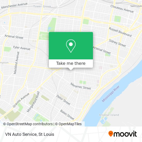 VN Auto Service map