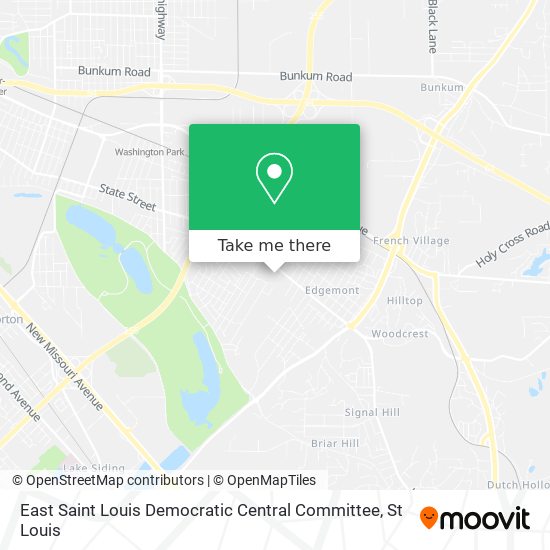 Mapa de East Saint Louis Democratic Central Committee