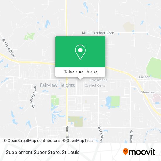 Mapa de Supplement Super Store