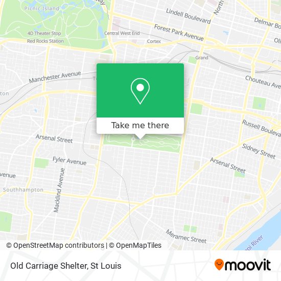 Mapa de Old Carriage Shelter