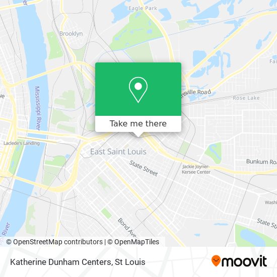 Katherine Dunham Centers map