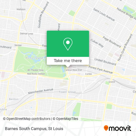 Barnes South Campus map