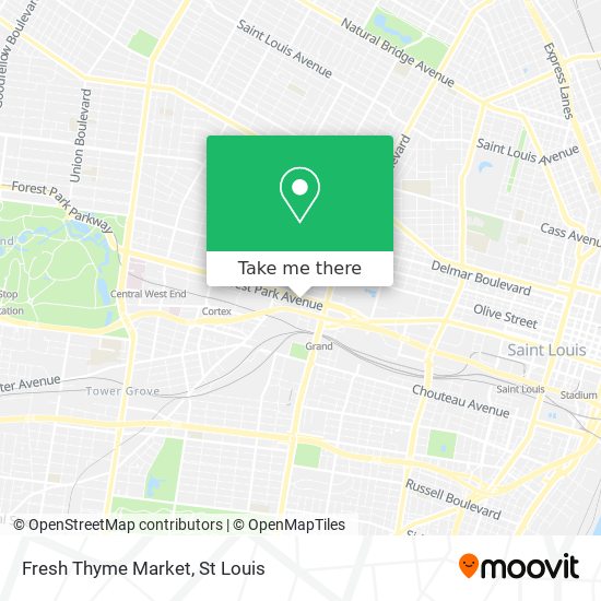 Fresh Thyme Market map