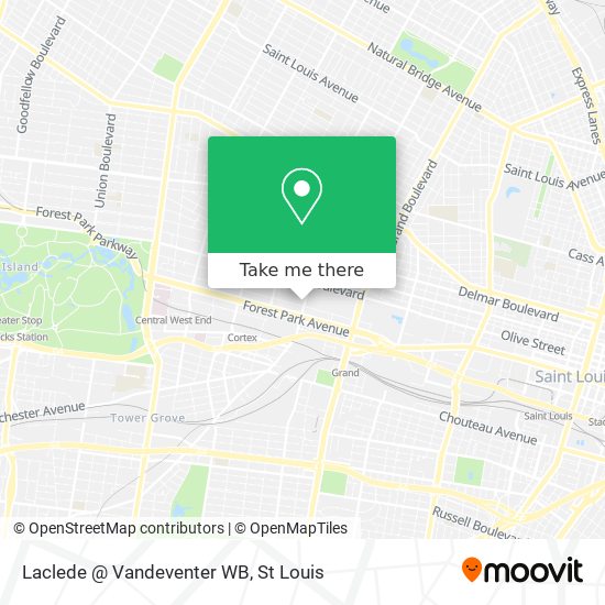 Laclede @ Vandeventer WB map