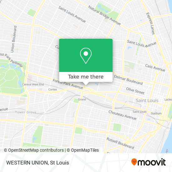 WESTERN UNION map