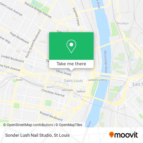 Sonder Lush Nail Studio map