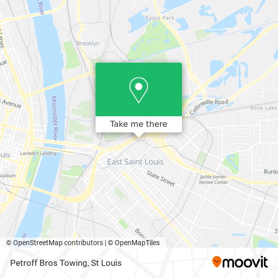Mapa de Petroff Bros Towing