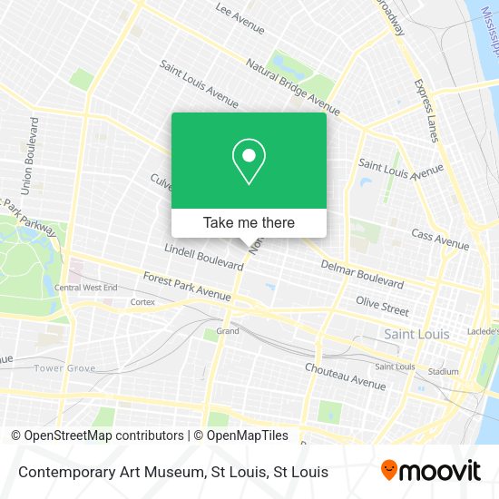 Contemporary Art Museum, St Louis map