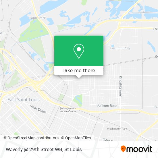 Waverly @ 29th Street WB map