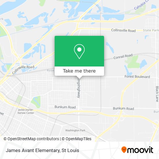 James Avant Elementary map