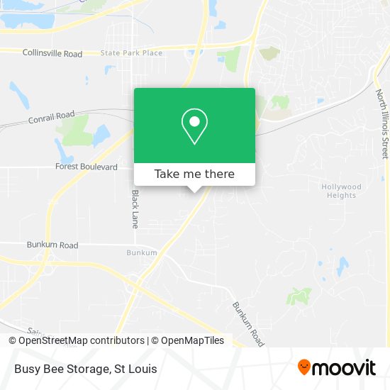 Busy Bee Storage map