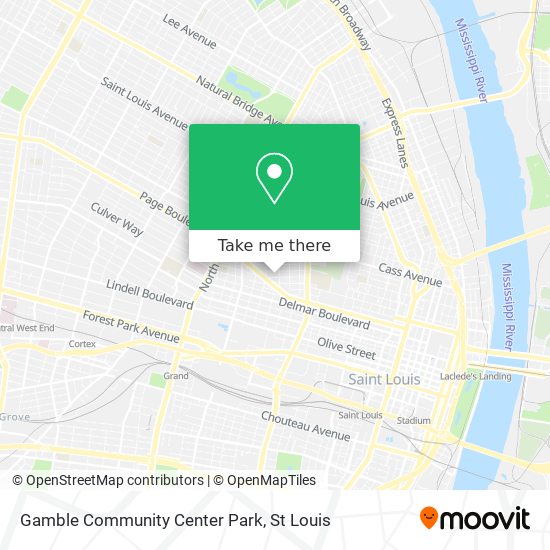 Gamble Community Center Park map