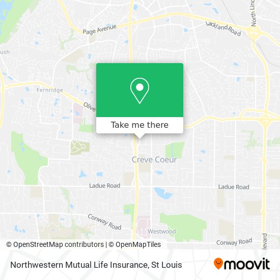 Mapa de Northwestern Mutual Life Insurance