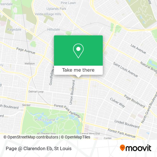 Page @ Clarendon Eb map