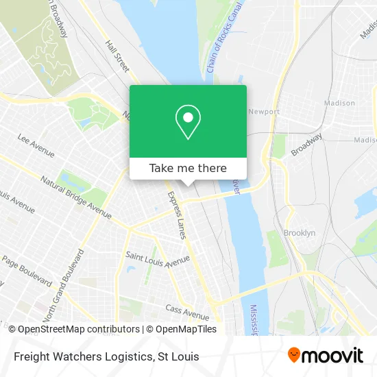 Freight Watchers Logistics map