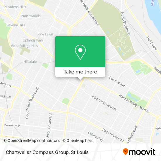 Chartwells/ Compass Group map