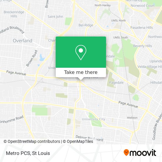 Metro PCS map