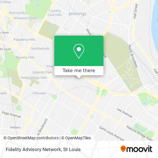 Mapa de Fidelity Advisory Network