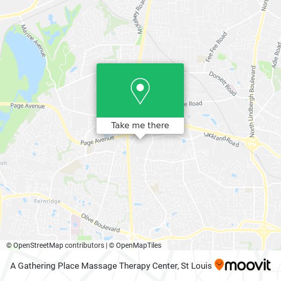 Mapa de A Gathering Place Massage Therapy Center