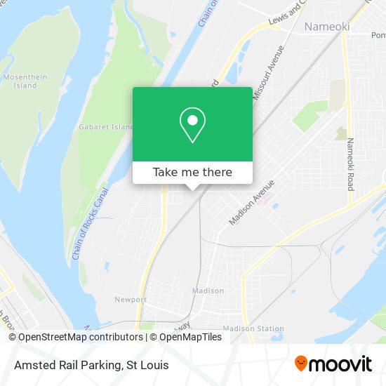 Mapa de Amsted Rail Parking