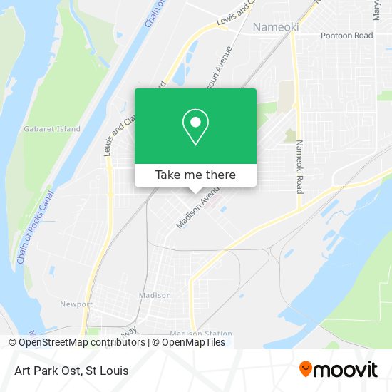 Mapa de Art Park Ost
