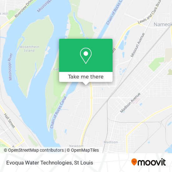 Evoqua Water Technologies map