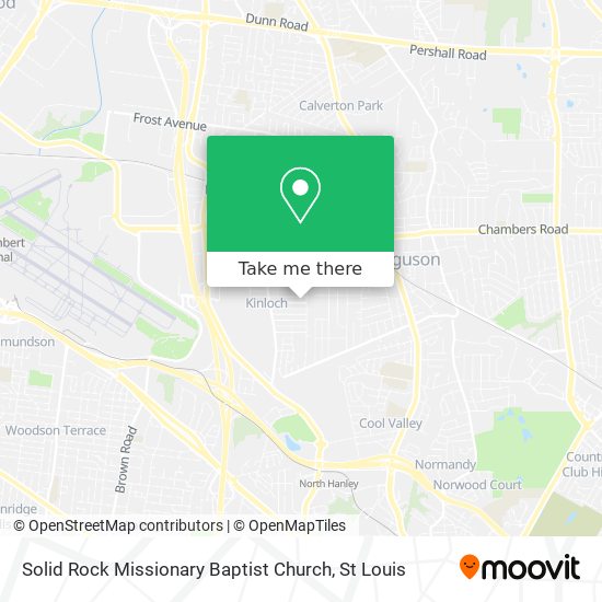 Mapa de Solid Rock Missionary Baptist Church
