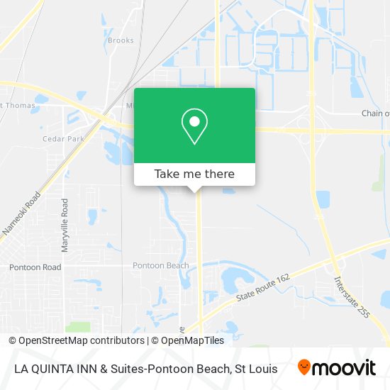 Mapa de LA QUINTA INN & Suites-Pontoon Beach