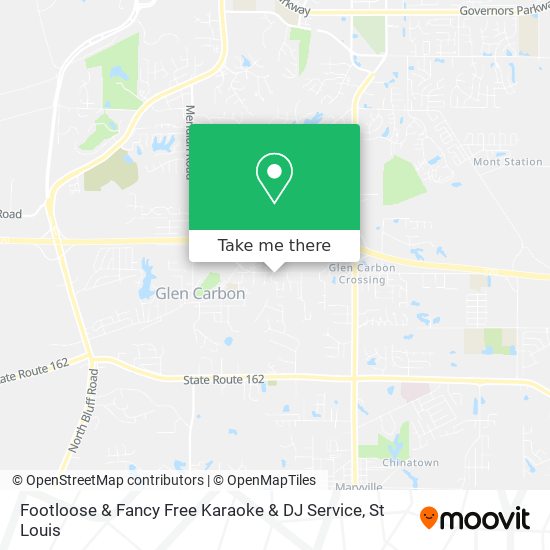 Mapa de Footloose & Fancy Free Karaoke & DJ Service
