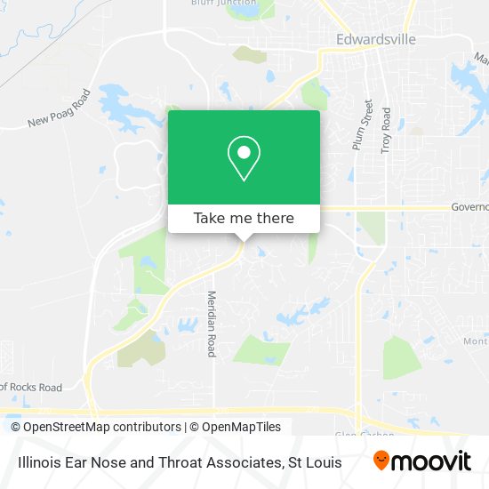 Illinois Ear Nose and Throat Associates map