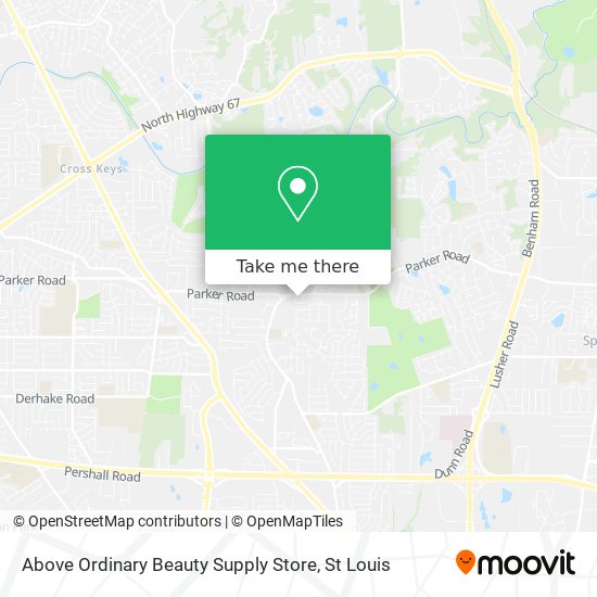 Above Ordinary Beauty Supply Store map