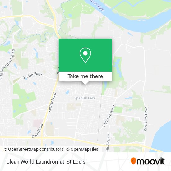 Clean World Laundromat map