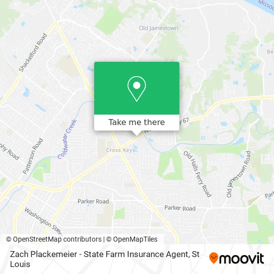 Mapa de Zach Plackemeier - State Farm Insurance Agent