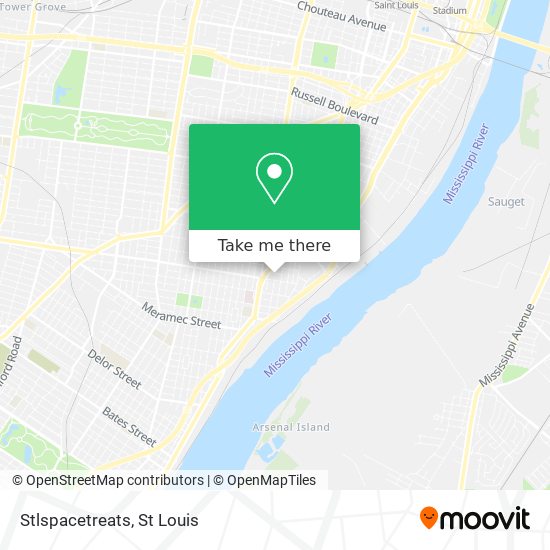 Stlspacetreats map