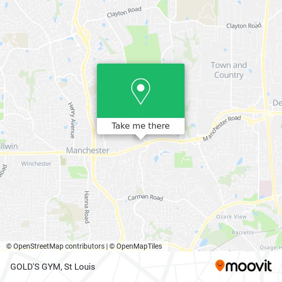 GOLD'S GYM map