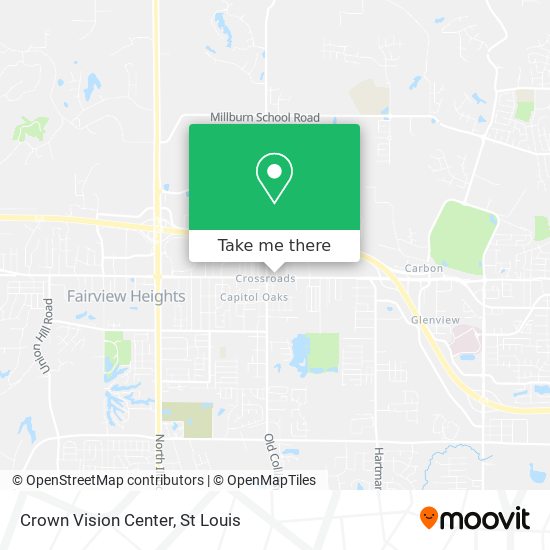 Crown Vision Center map