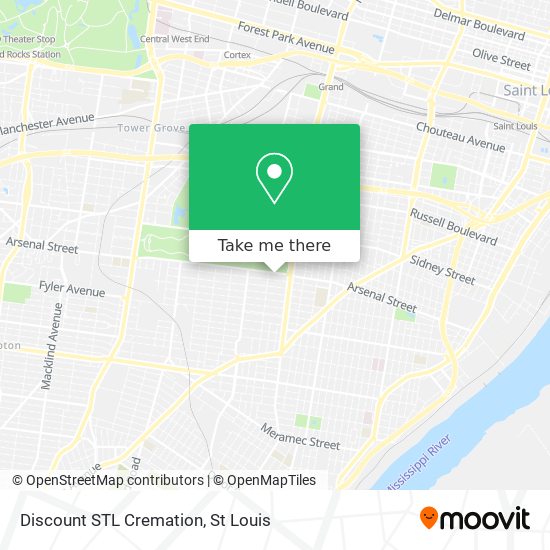 Discount STL Cremation map