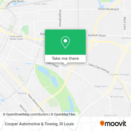 Cooper Automotive & Towing map