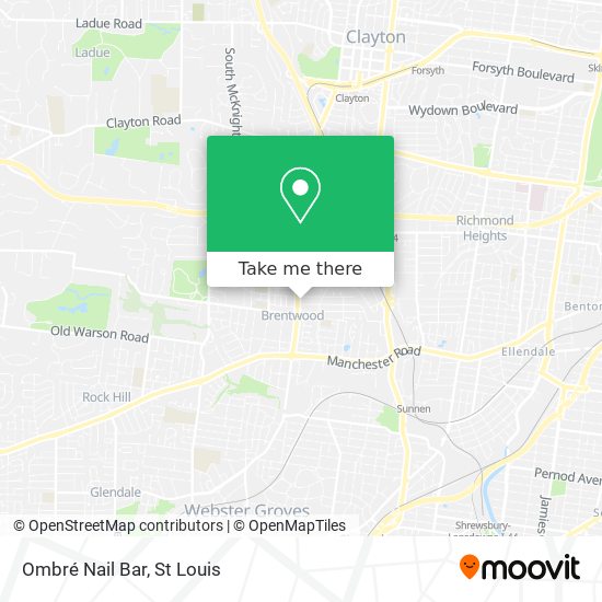 Mapa de Ombré Nail Bar
