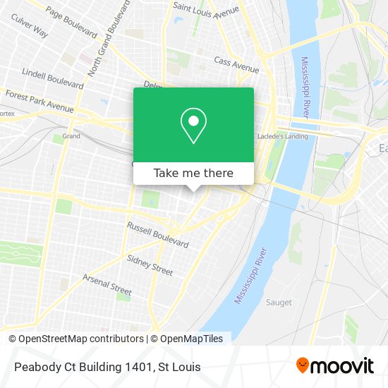 Mapa de Peabody Ct Building 1401