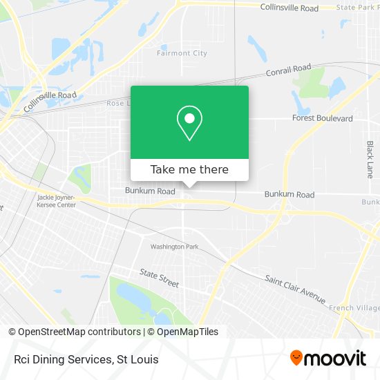 Rci Dining Services map