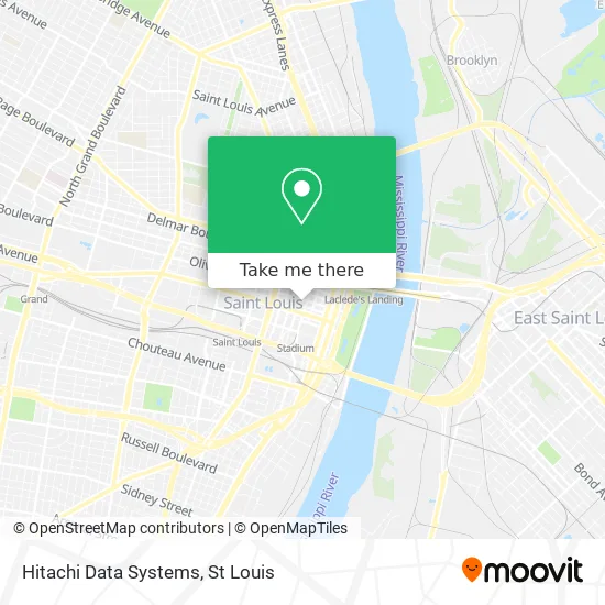 Hitachi Data Systems map