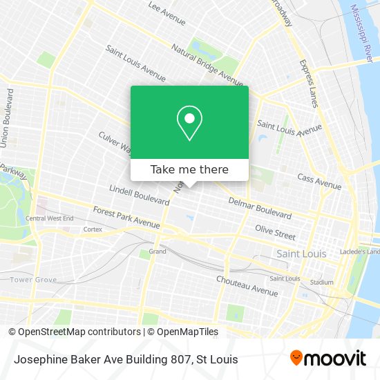 Josephine Baker Ave Building 807 map