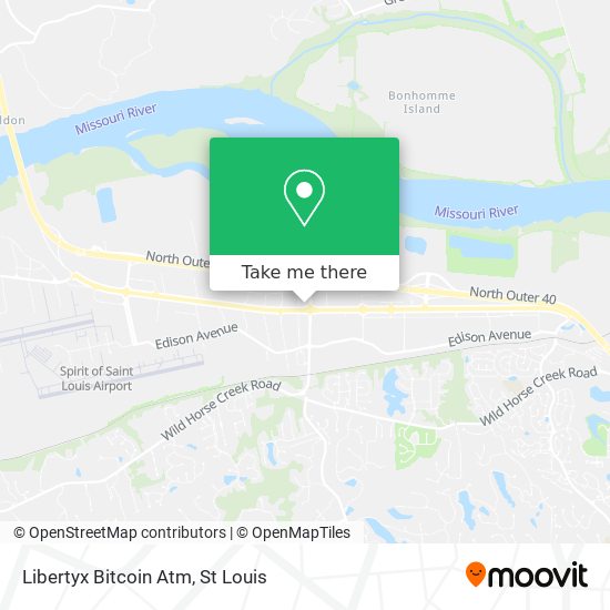 Mapa de Libertyx Bitcoin Atm