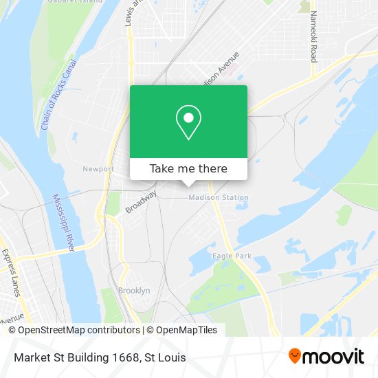 Market St Building 1668 map